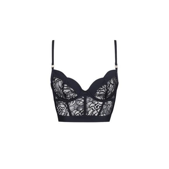 Bluebella Other - NWT Bluebella Eleanora Wired Bustier Black Bra 36B